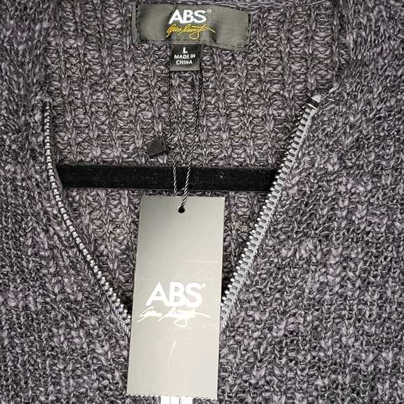 ABS Allen Schwartz Zipper Sweater NWT - Picture 4 of 5